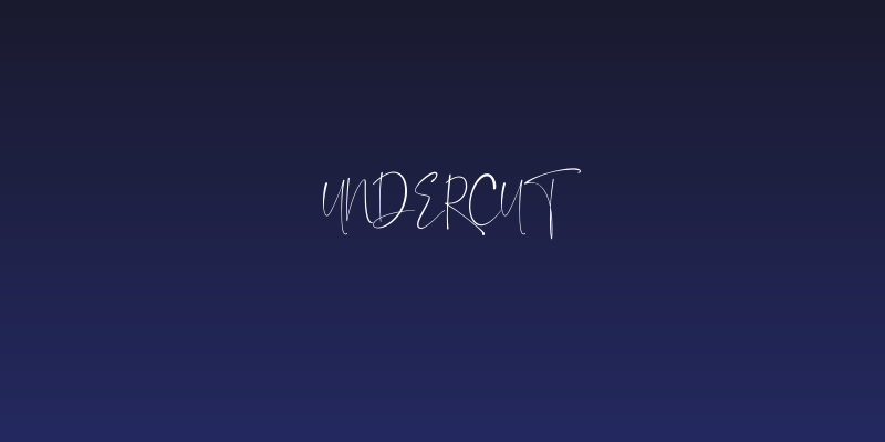 Undercut Social Header