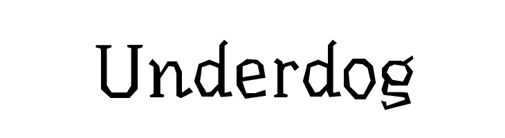 Underdog Font