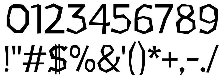 Underdog Font OTHER CHARS