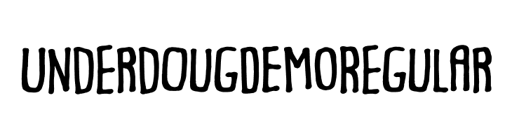 Underdoug DEMO Regular  Free Fonts Download