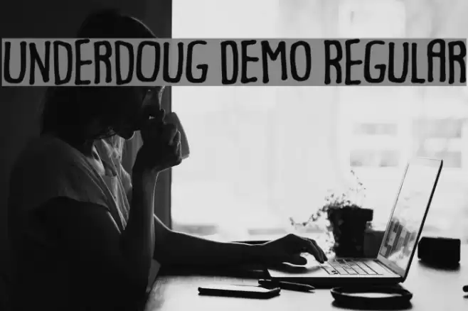 Underdoug DEMO Regular Font examples