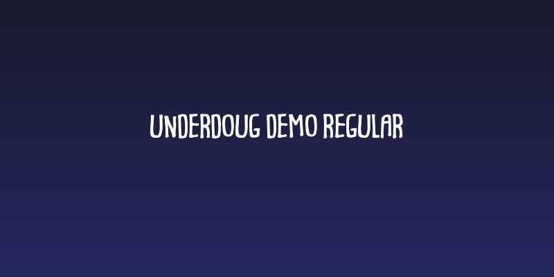 Underdoug DEMO Regular Social Header