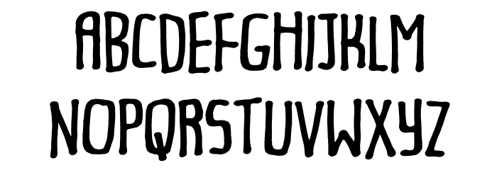 Underdoug DEMO Regular Font LOWERCASE