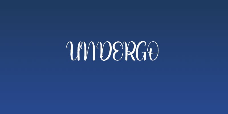 Undergo Social Header