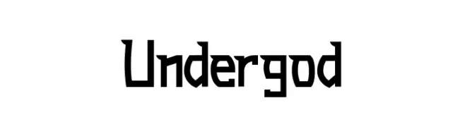 Undergod  Fuentes Gratis Descargar
