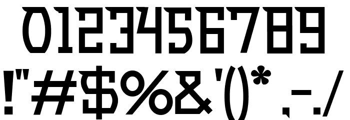 Undergod Font OTHER CHARS