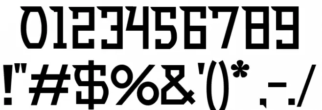 Undergod Font OTHER CHARS