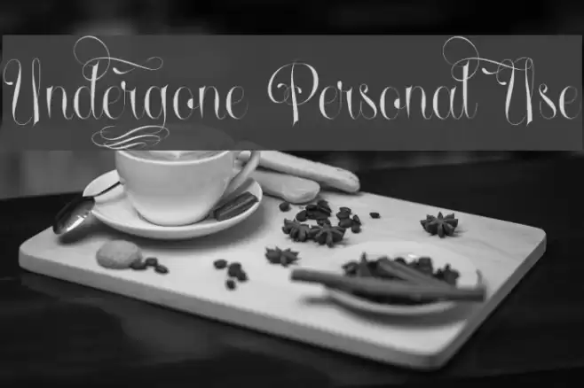 Undergone Personal Use Font examples