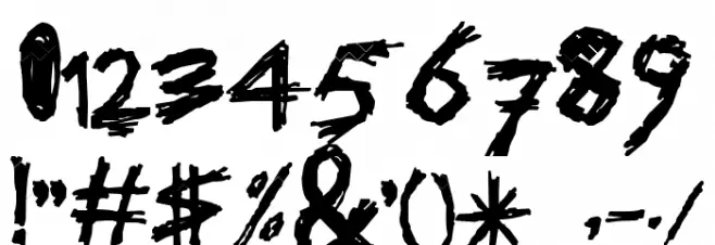 Underground Effect Font Alte caractere