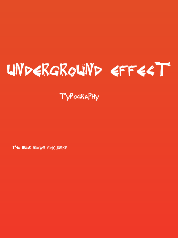 Underground Effect Poster