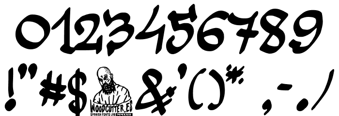 Underground Graffiti Font OTHER CHARS