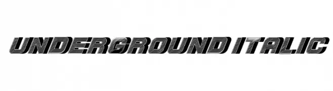 Underground Italic  baixar fontes gratis