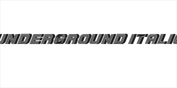 Underground Italic Logo