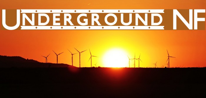 Underground NF Font examples