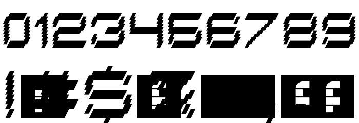 Underground Regular Font OTHER CHARS