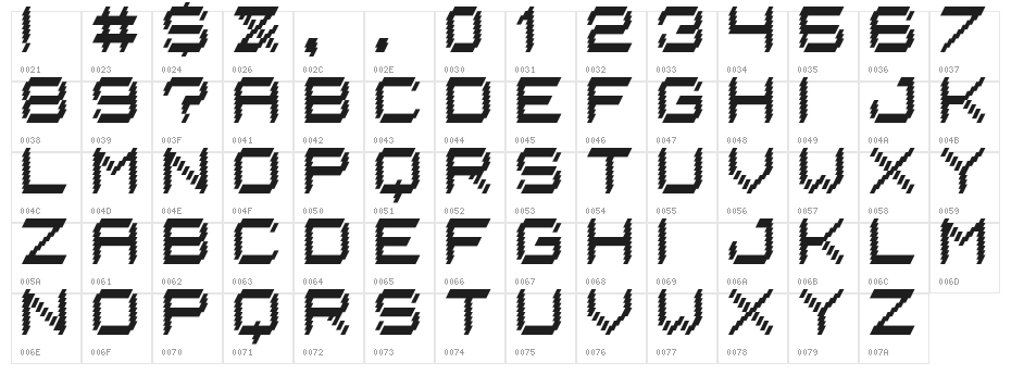 Underground Regular Character Map