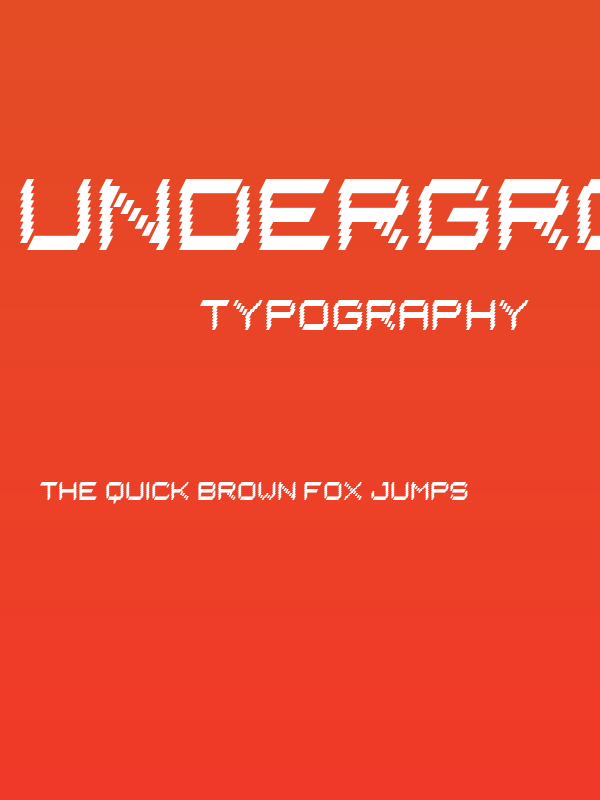 Underground Regular Poster