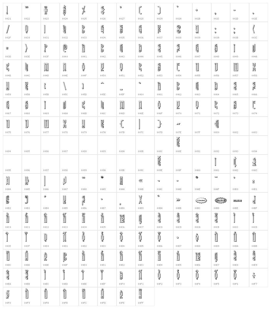 Underground Rose 3D Character Map