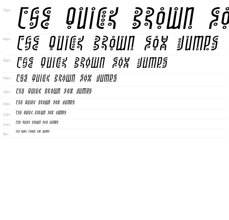 Underground Rose Expanded Italic Waterfall