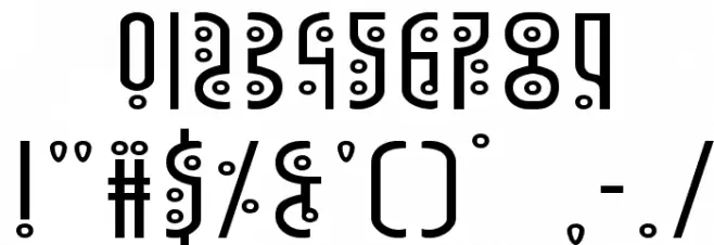 Underground Rose Expanded Font OTHER CHARS