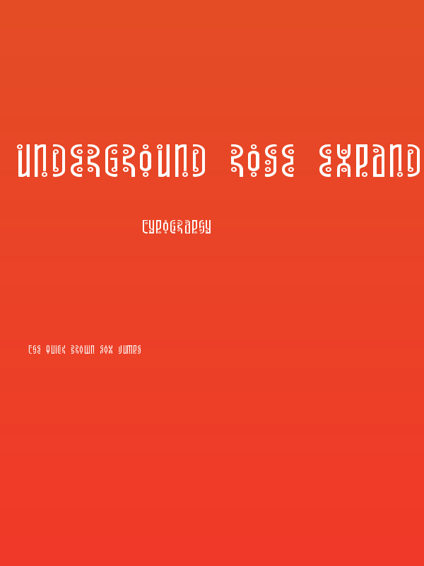 Underground Rose Expanded Poster