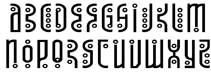 Underground Rose Expanded Font LOWERCASE