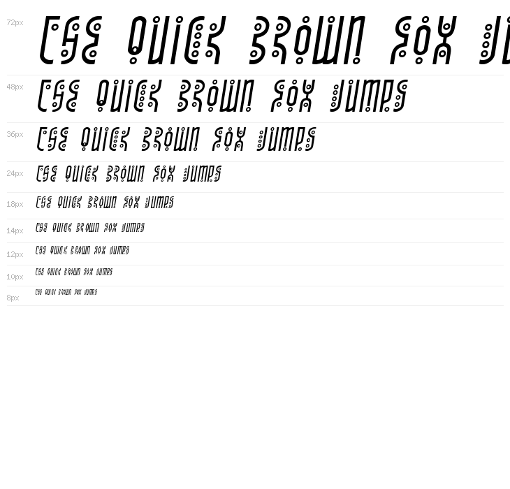 Underground Rose Italic Waterfall