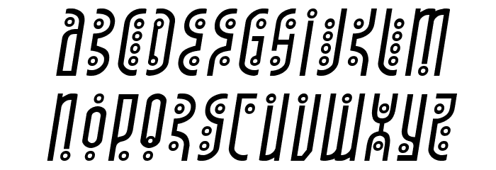 Underground Rose Italic Font LOWERCASE