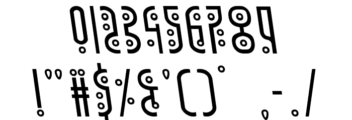 Underground Rose Leftalic Font OTHER CHARS
