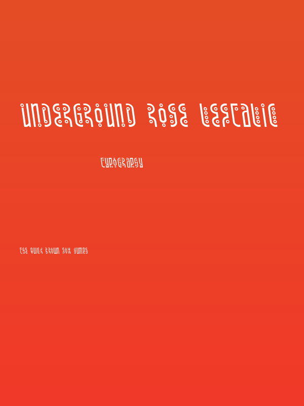 Underground Rose Leftalic Poster