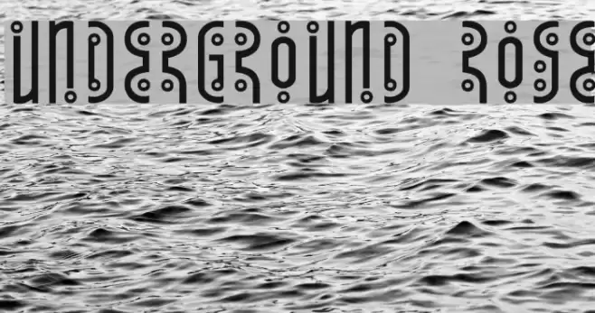 Underground Rose Font examples