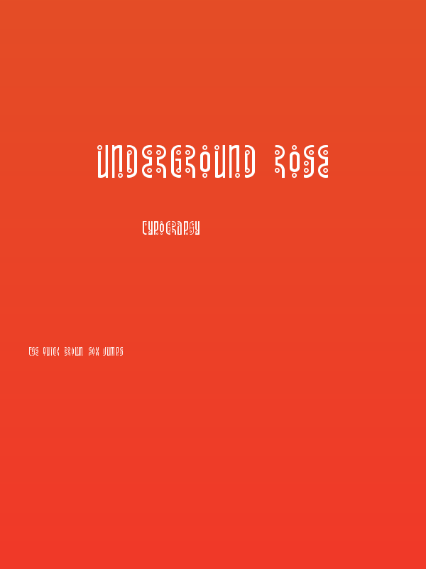Underground Rose Poster