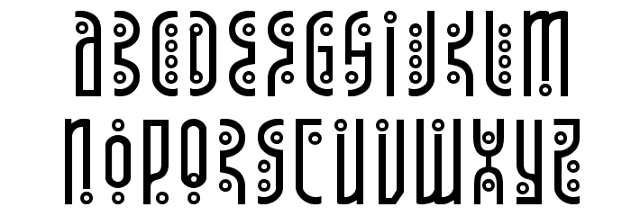 Underground Rose Font LOWERCASE