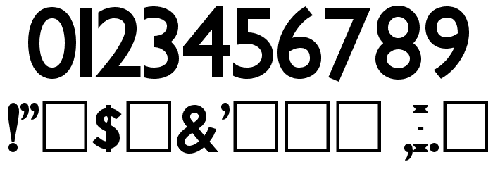 Underground Font OTHER CHARS