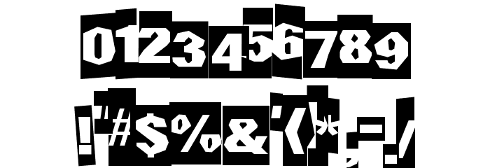 UndergroundEvent Font OTHER CHARS