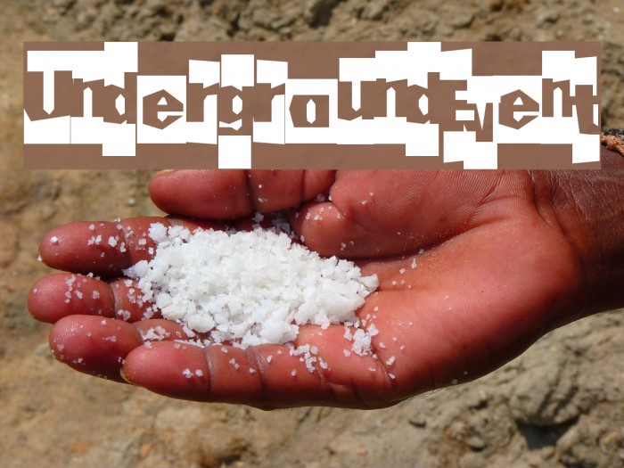 UndergroundEvent Font examples