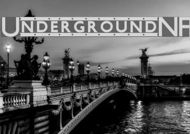 UndergroundNF Font examples