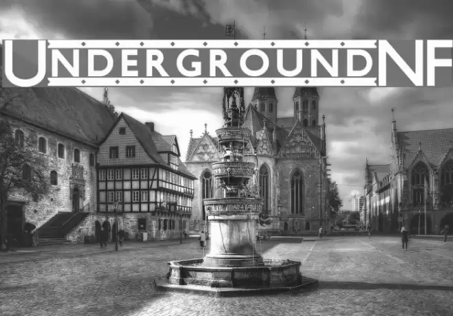 UndergroundNF Font examples