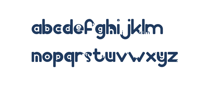 Underlapped Lowercase