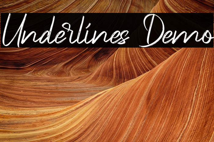 Underlines Demo Example 1