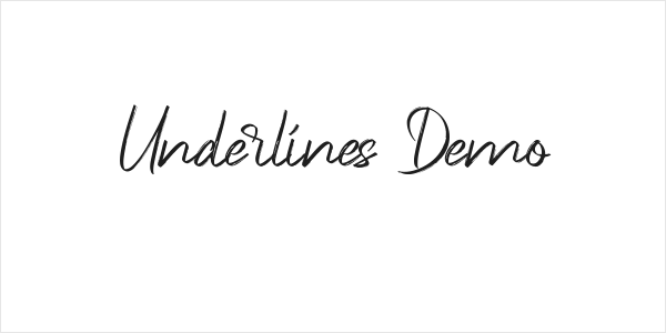 Underlines Demo Logo