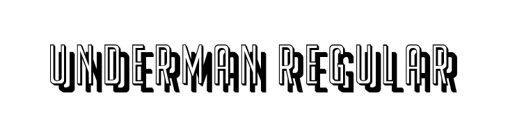 Underman Regular  baixar fontes gratis