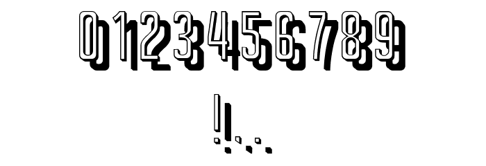 Underman Regular Font OTHER CHARS