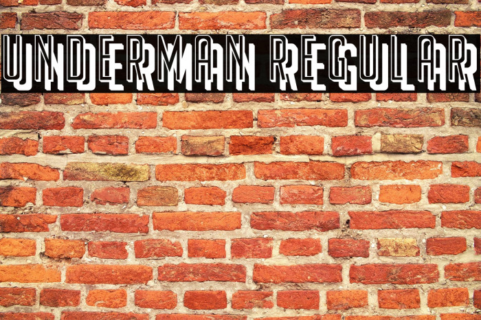 Underman Regular Example 1