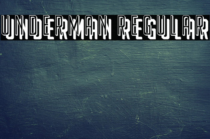 Underman Regular Example 3