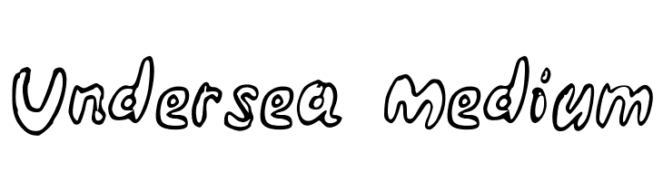 Undersea Medium  Fuentes Gratis Descargar