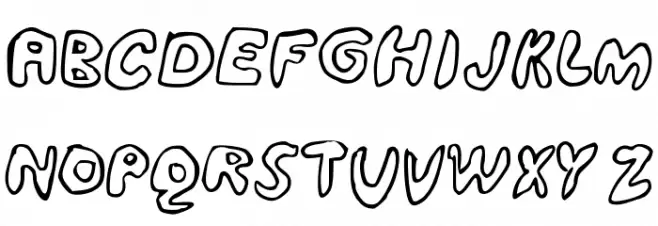 Undersea Medium Font Litere mari