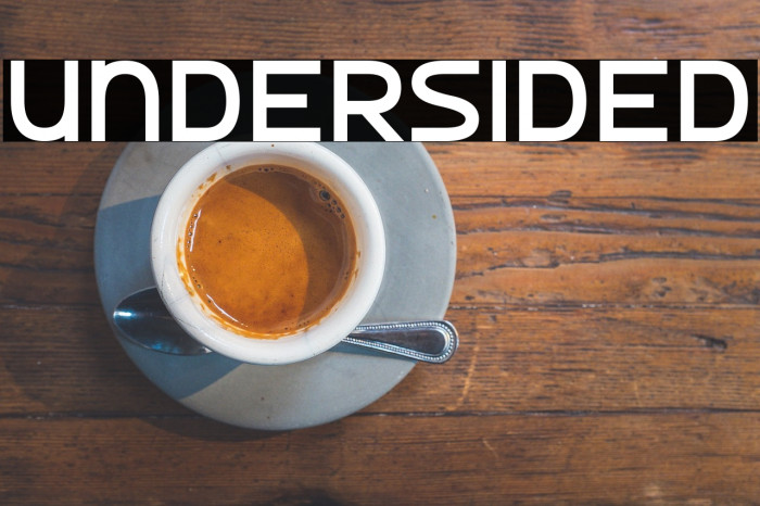 Undersided फ़ॉन्ट examples