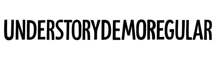 Understory DEMO Regular フォント