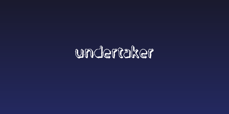 Undertaker Social Header